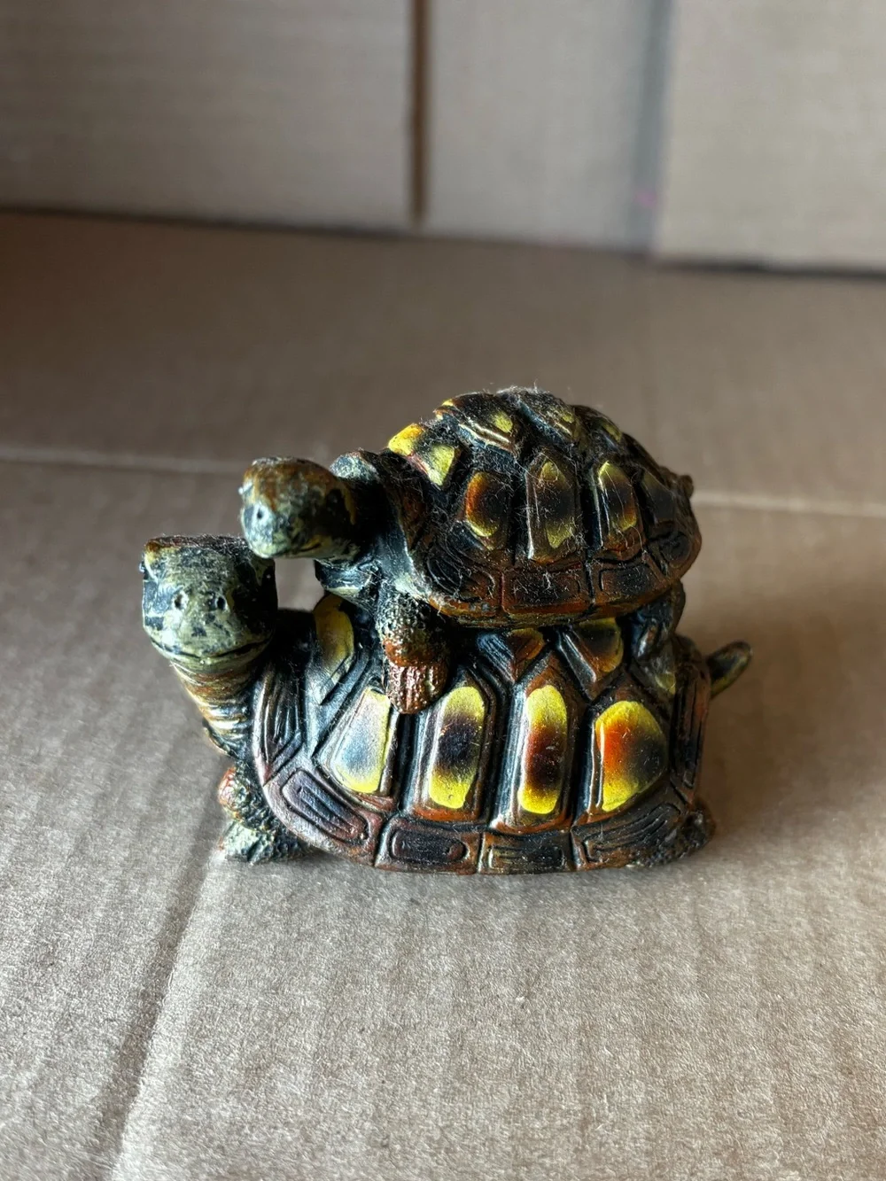 Adorable Miniature Collectible Turtle Figurine